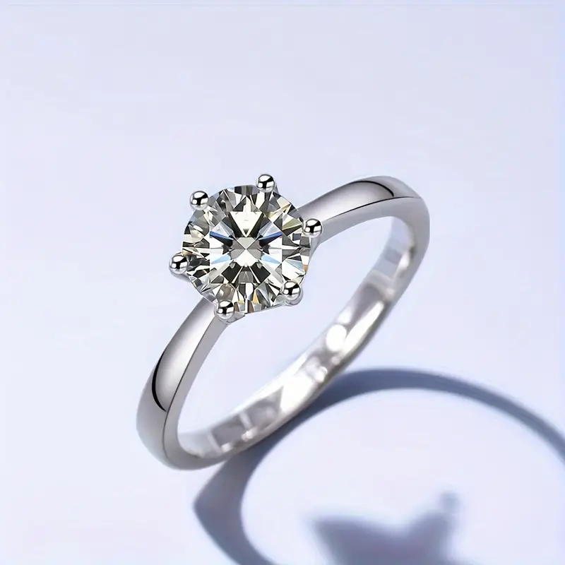 Luxury Style Inlaid Zirconia Ring With Gift Box For Daily Casual