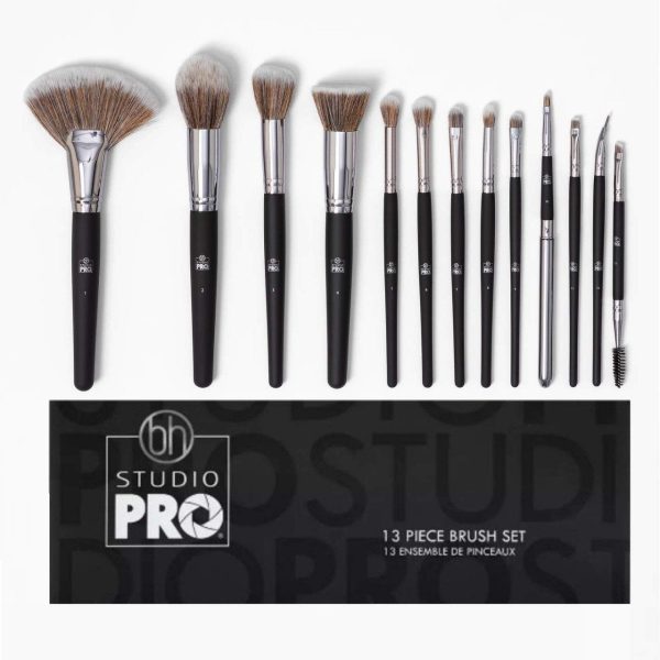 13 Pcs B.h Cosmetics Studio Pro Brush Set Beautiful Essential Makeup Brushes
