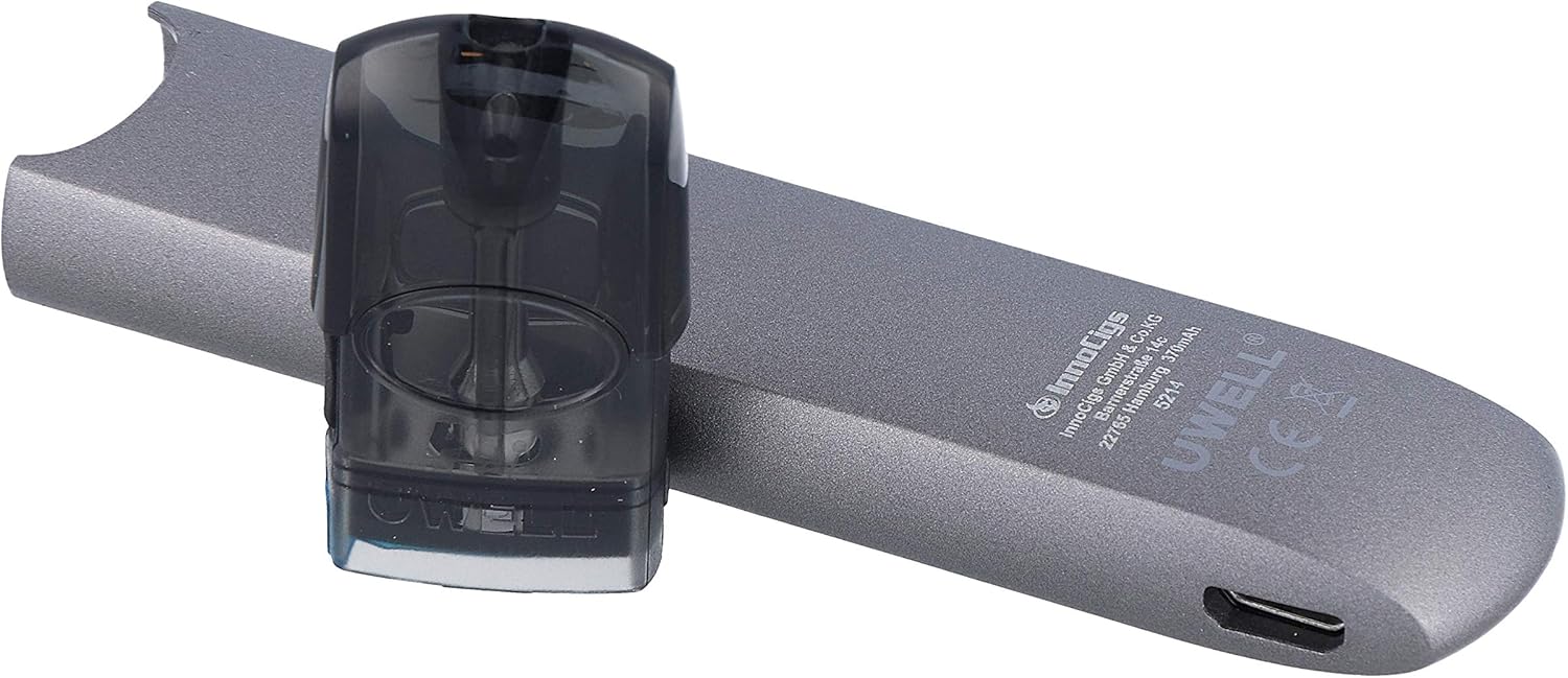 Uwell Yearn E-Cigarette Pod Kit - 370 mAh - Nicotine Free Black