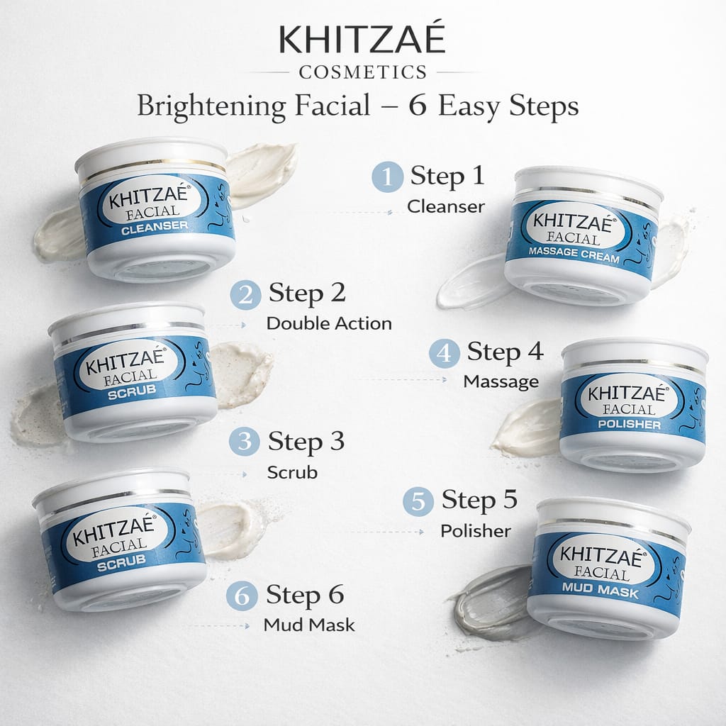 Khitzae 6 Facial Kit Pack 100 ml ORIGINAL
