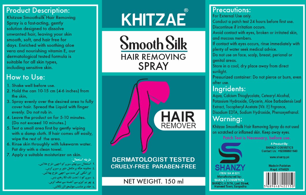 Khitzaé Smooth Silk Hair Removing Spray (For Men & Women)